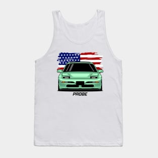 Front Probe Green Tank Top